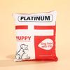 Custom Large Potato Chips Bag Dog Chew Toy Durable Oxford Fabric Waterproof Anxiety Relief Teeth Cleaning Toy