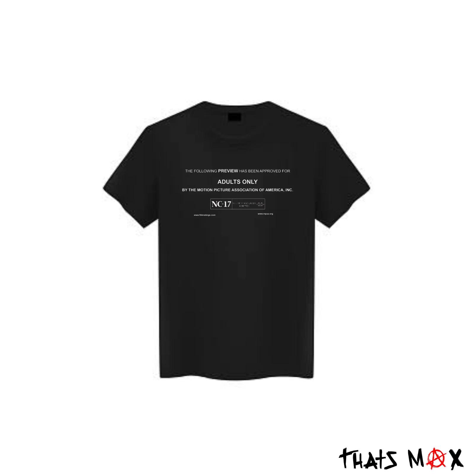 NC-17 Movie Rating Logo Tee Shirt L