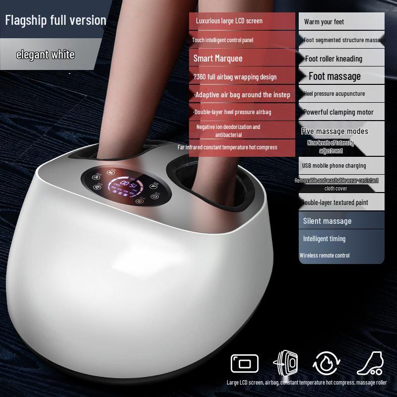Electric Foot & Leg Massager with Heating Airbag Wrap