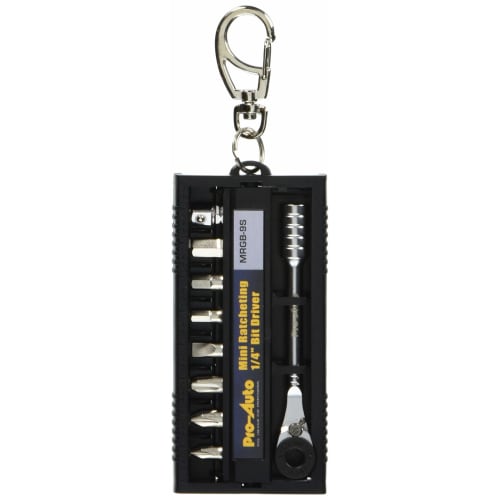 Suekage Tool Pro-Auto Mini Ratchet & Bit Driver Set MRGB-9S