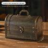 Vintage Holzaufbewahrungsbox mit Deckel für Schmuck und Accessoires Home Office Organisation