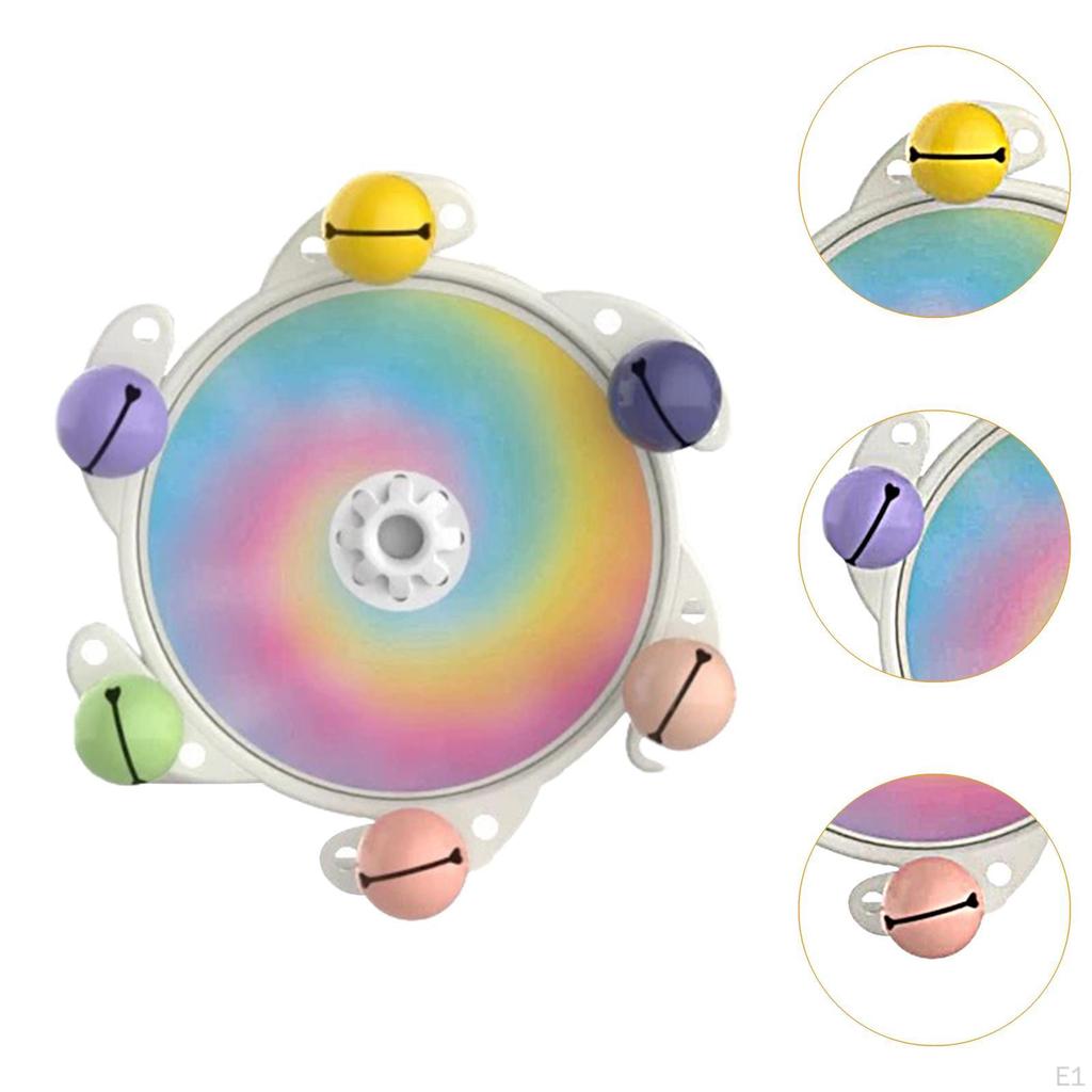 Bird Toys for Parakeets,Parrot Toy Wheel Chewing Portable Exercise Rattle Small Birds Lovebirds