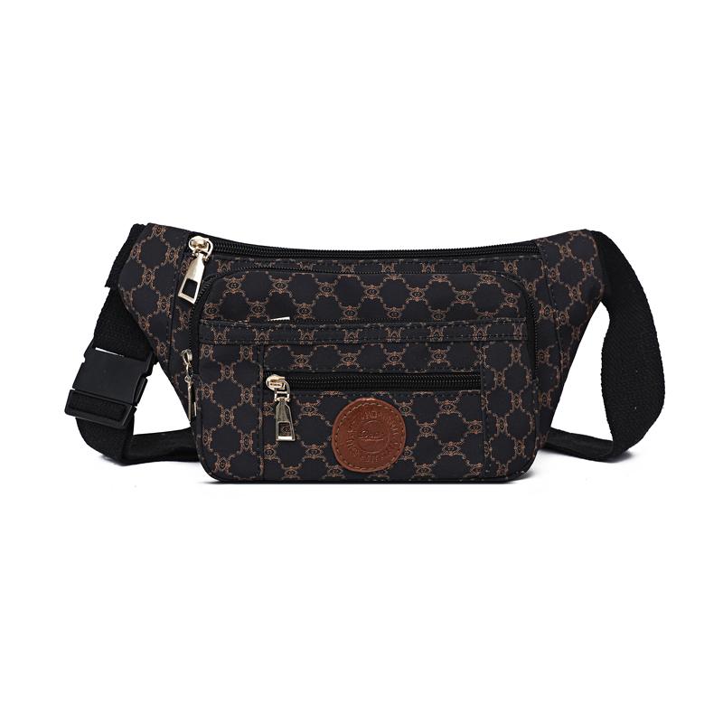 Modische Hüfttasche, Reißverschluss, geeignet für Outdoor-Aktivitäten, Crossbody-Sporttasche, lässige Umhängetasche, mehrschichtig c