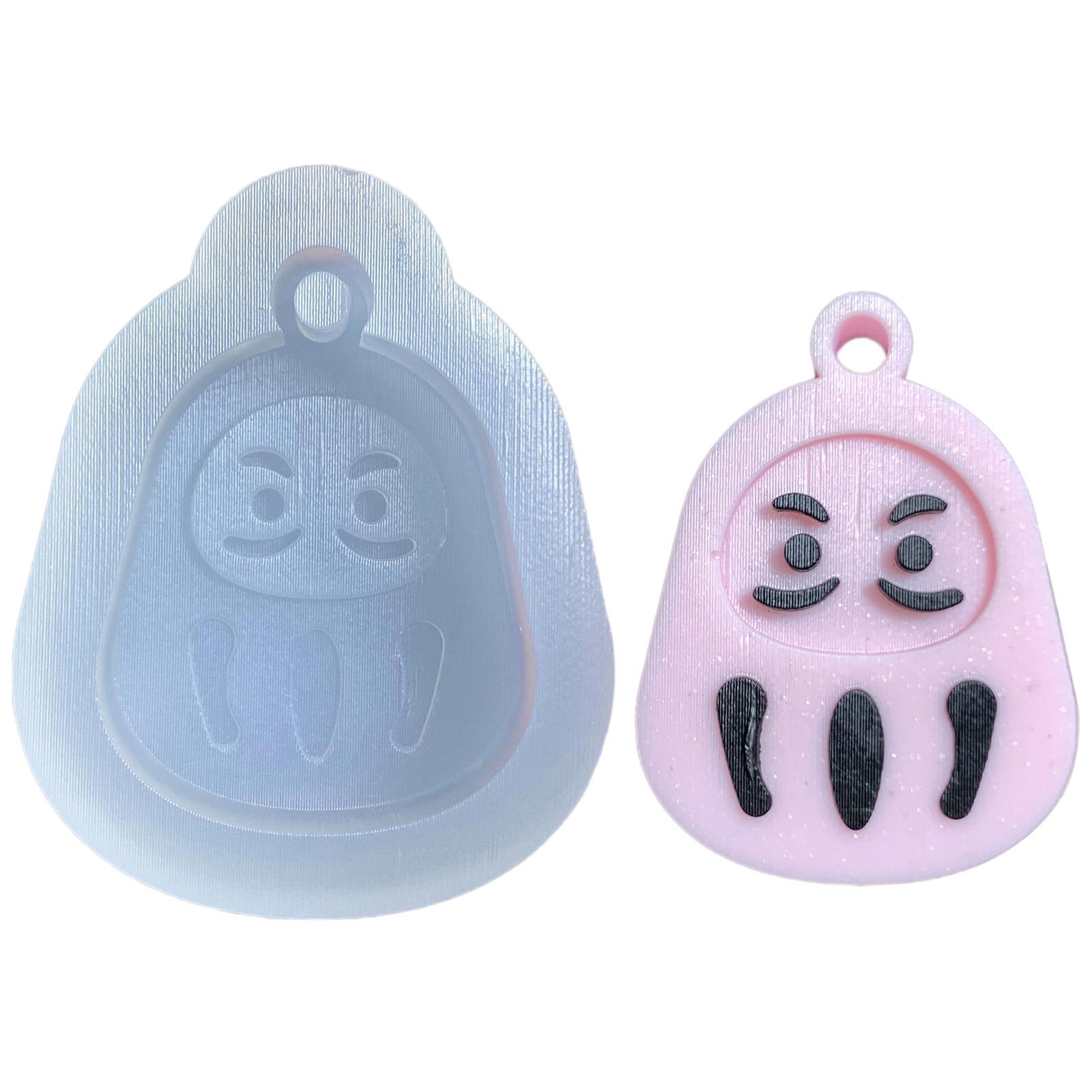 Dharma Keychain Silicone Mold for DIY Pendant Charms Crafts Jewelry Making Mold 1
