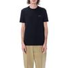 Emporio Armani Fitted Solid Color Letter Print Crew Neck Short Sleeve T-Shirt Men Tops Navy-Blue 8N1TD81JUVZ0920