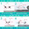 Torsion Spring 0.8-2.2mm Wire Stainless Steel or Spring Steel Pair of Torsion Springs Tensioning Torsion Spring