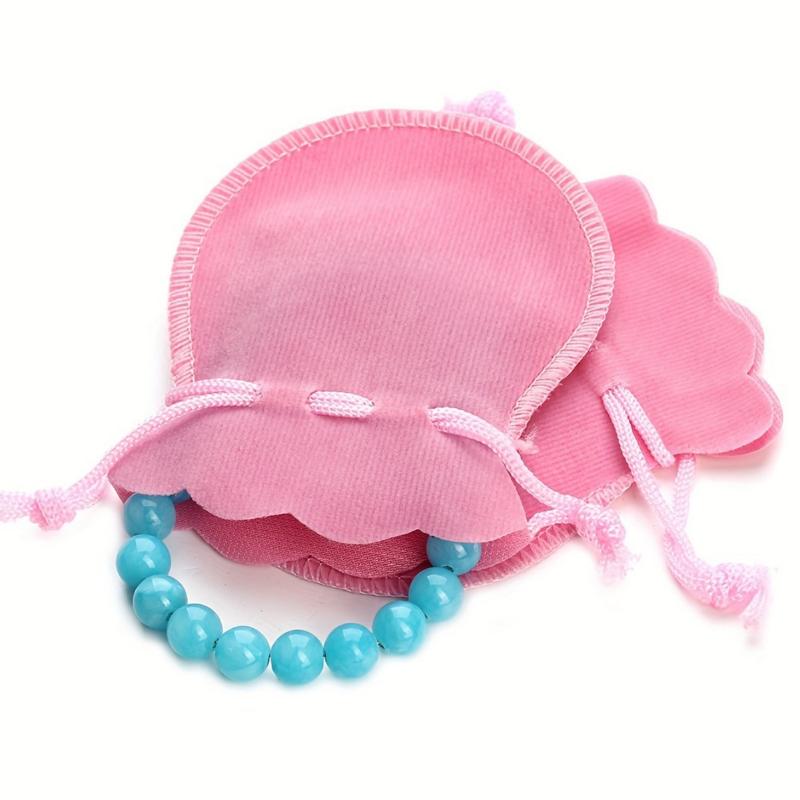 Gourd-Shaped Velvet Gifts Bags Colorful Drawstring Jewelry Bags Storage Pouches For Wedding Christmas Party Gifts Packaging Bags