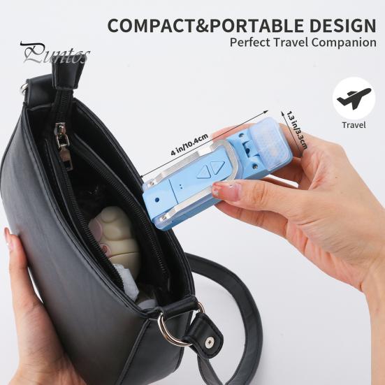 Rechargeable Reading Light Portable 5 Brightness Levels Long Lasting USB Charging Readers Bookmark Light for Bed