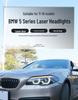 LED Daytime Running Lights & Ozum Laser Bi-Xenon Lens Headlight Assembly for 2011-2017 BMW 5 Series.