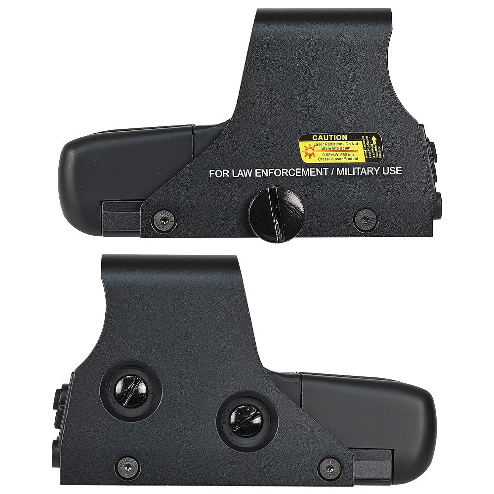 Ryohin Buhin IOTECH 551 Holographic Dot Sight Replica with Ruby Lens for 20mm Rails (Black)