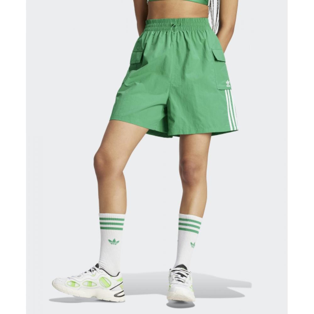 

Короткие брюки-карго ADIDAS 3S, зеленые JH1073