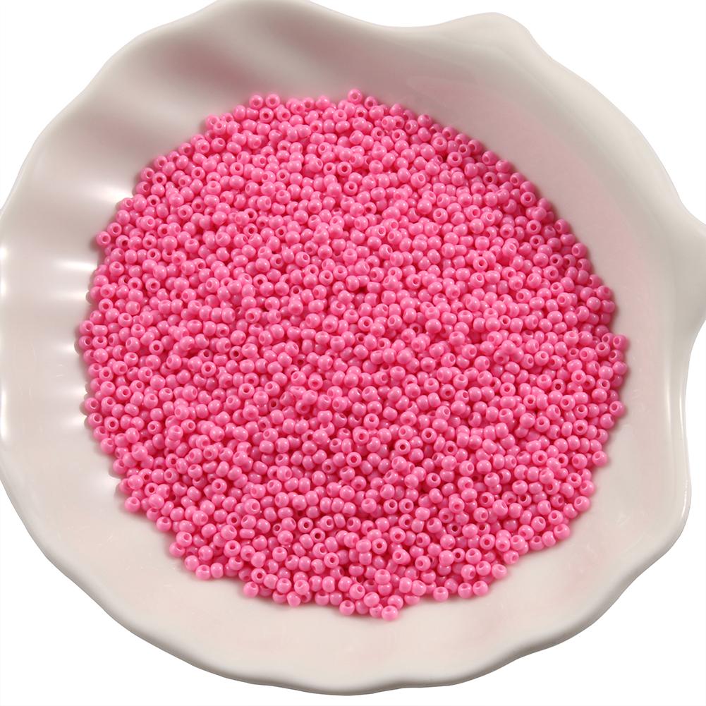 2000 τμχ/παρτίδα 2 χιλιοστών Τσέχικη γυάλινη χάντρα Γούρια Miyuki Round Loose Spacer Beads for Needlework Jewelry Making Diy Bracelet Earrings