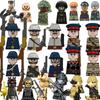 Vojenská speciální jednotka Stavebnice Figurka Části Snajpr Policejní helma Bandita Zloděj Taktický voják Cihlová hračka Dárek E020