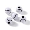 30 Teile/los Acryl Rugby Tennis Basketball Perlen Sport Spacer Perlen für DIY Schmuck Machen Armband Halskette Handwerk Zubehör