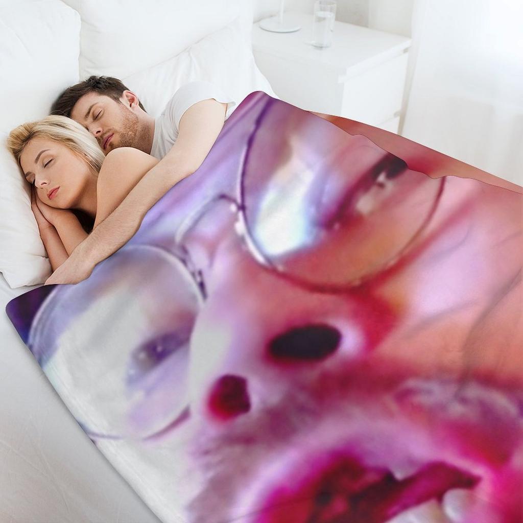 KINGCOBRAJFS Merch Throw Blanket Sofa Multi-Purpose Sleeping Bag Flannel Blankets