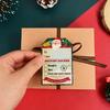 200Pcs/Roll Creative Christmas Gift Tags Stickers Greeting Cards Decorations  Christmas Decoration