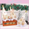 Christmas Sled Doll Decor With Plastic And Polyester For Holiday Festive Display