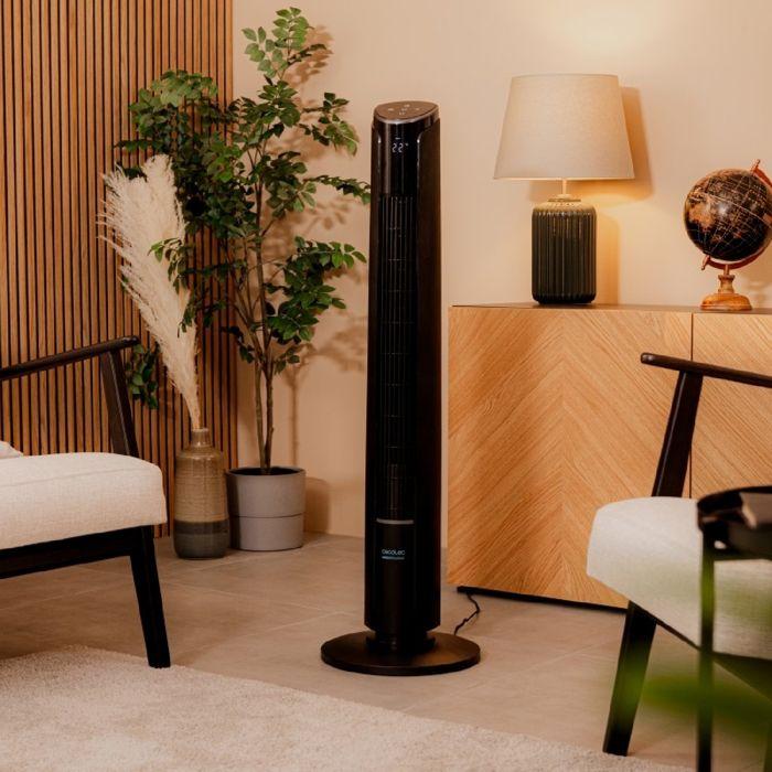 Ventilateur de Colonne - Cecotec - EnergySilence 9250 Skyline Smart Tilt - 45 W - LED - Télécommande
