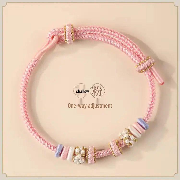 Handmade Dunhuang Color Pan Chang Knot Rope Jewelry Accessory for Men and Women