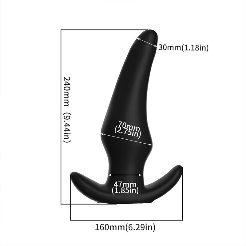 Prostatamassage Penis Fake Insert G-Punkt Unisex Spielzeug für Mann Frau Silikon Anal Buttplug Tragbarer Stimulationsball Dildo 18+