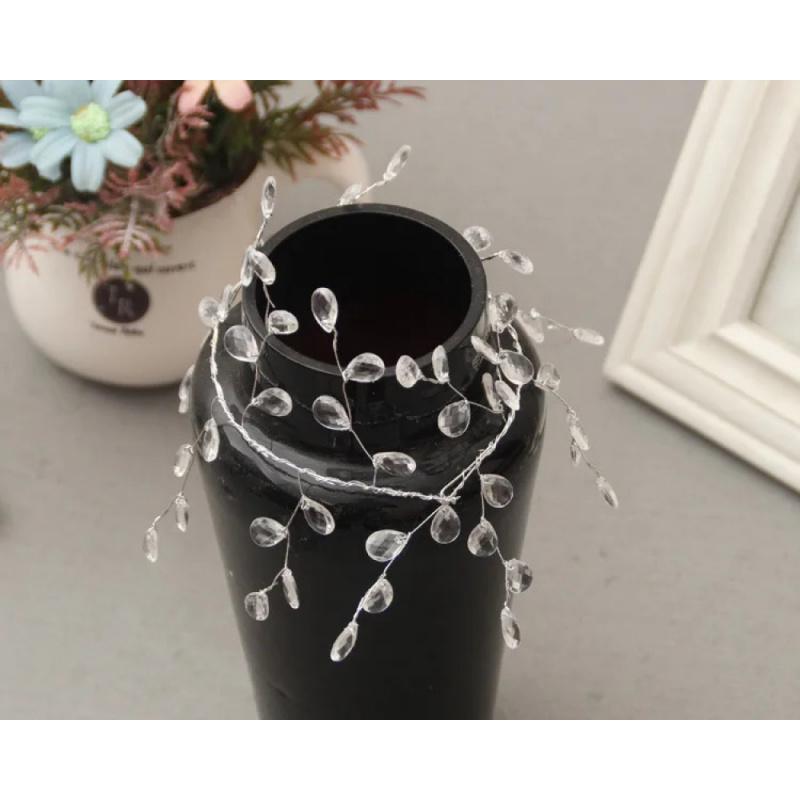 1.5m Crystal Bead Curtain, Water Drop Beads, DIY, Wedding Decorations, Branch Rope, Party Decorations, Wedding Party Supplies