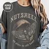 Mottenhemd, Nussschale, Dunkel Goth, Gothic-Hemd, Unisex Comfort Colors T-Shirt, Rockbekleidung, Geschenk, Vintage Grafik-T-Shirt, 90er Rock
