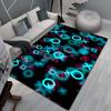 Gaming Teppich für Jungenzimmer Gamer Teppich mit Gamecontroller Teppich für Spielzimmer Esports-Raum und Jungen Spielzimmer-Themen Schlafzimmer Bodenmatte