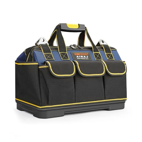 MEMETARO Toolbox, Stylish Tool Bag, Large Capacity Tool Bag, Foldable, Waterproof, Durable, Lightweight, 16 Pockets, with Shoulder Strap for Easy Carr