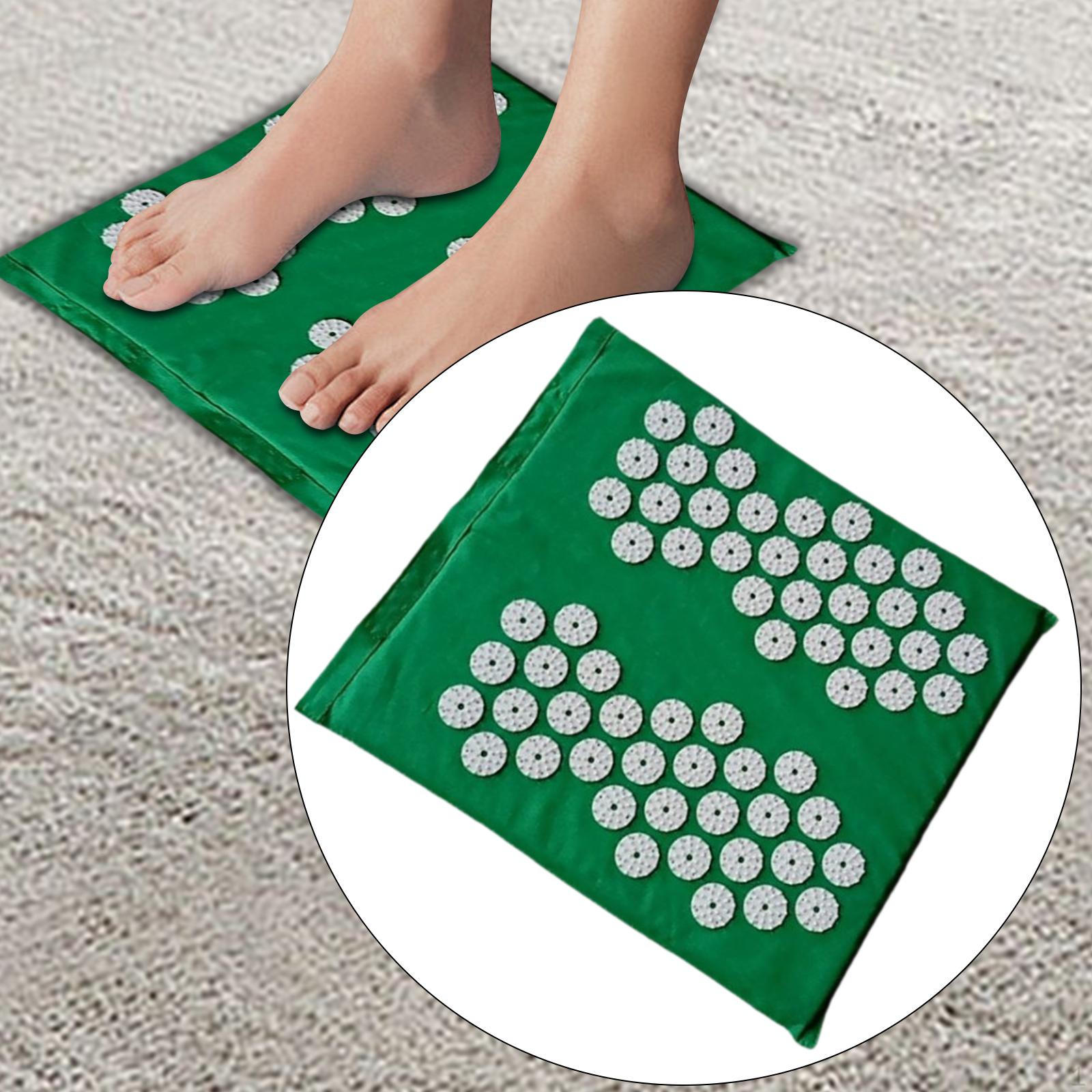 

Акупрессура стопы, релаксация подошвенной фасции, каменная дорожка для офисных работников зелёный