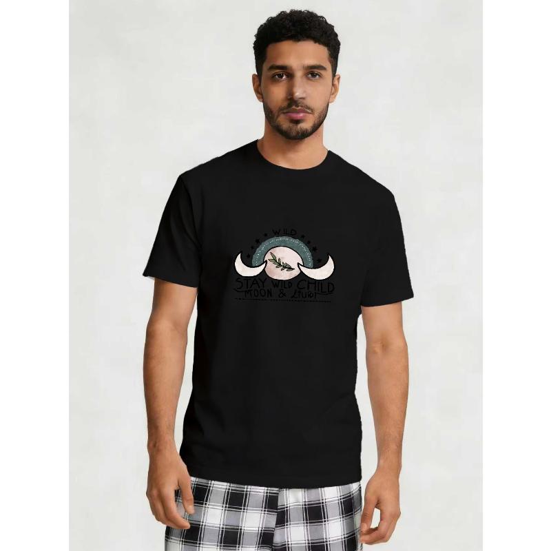 Faith Focused Men s T-Shirt,  Verse Print, Loose Fit Short Sleeve S