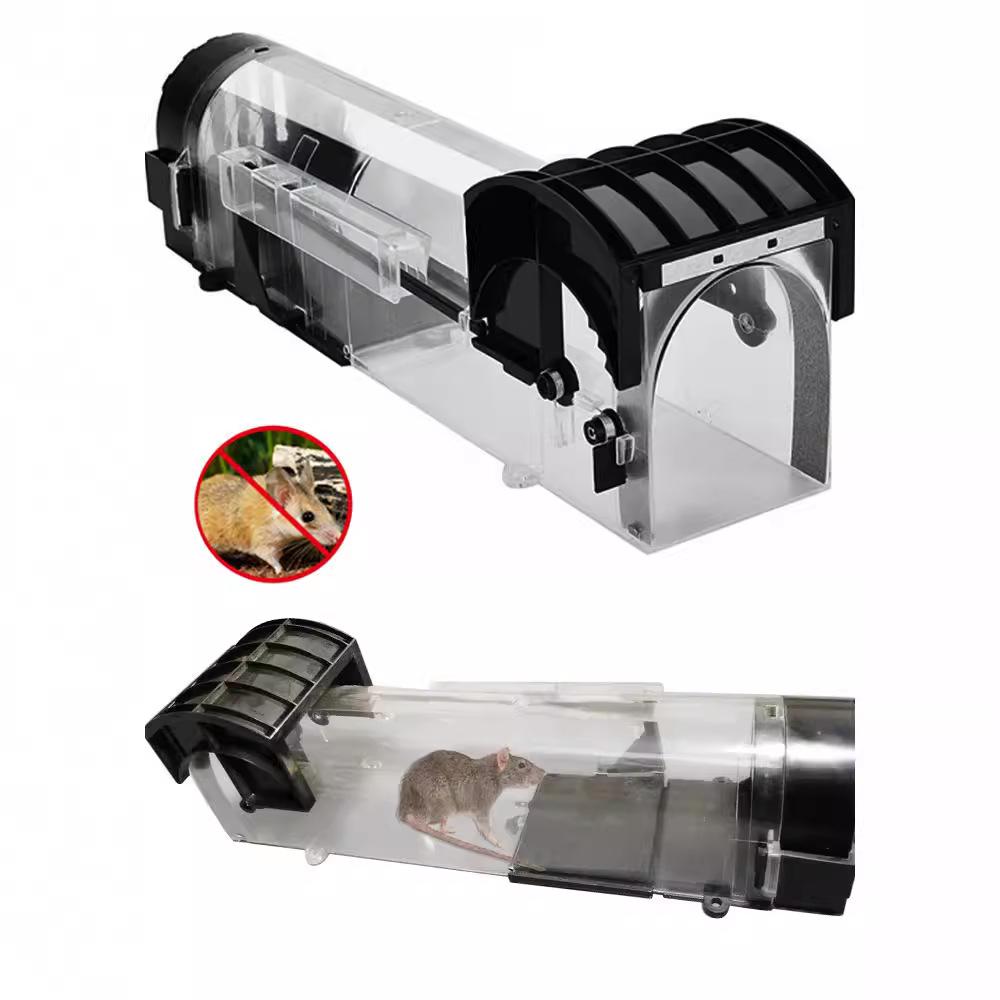 Clear Plastic Rodent Bait Station & Mouse Trap