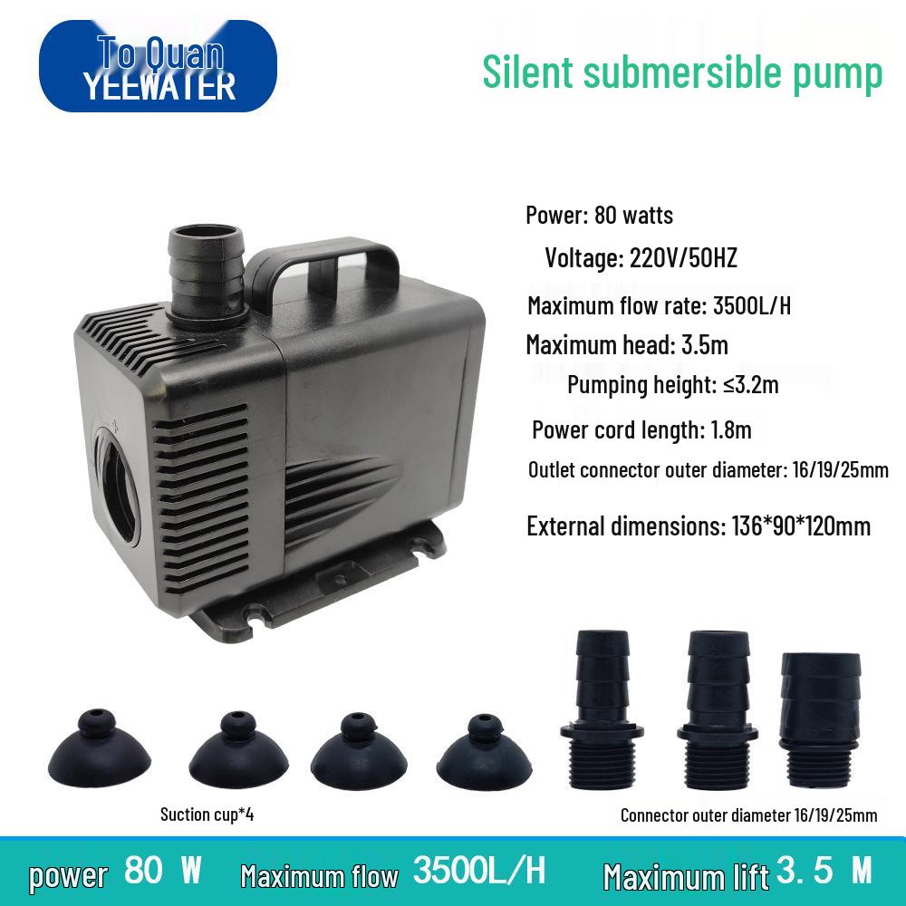 Leise Tauchwasserpumpe für Aquarium & Umbau ländliche Toilette