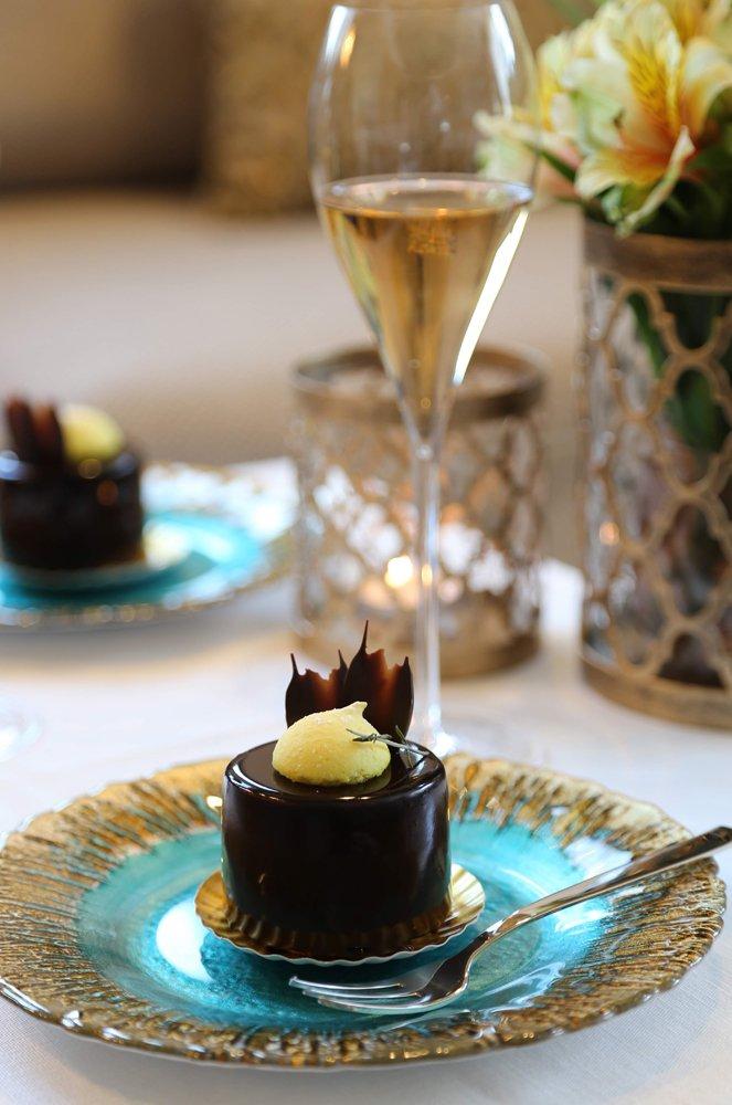 Vetro Felice Medium Plate, Turquoise and Gold, 21.5cm, "Happy Glass Flash" Design, 349122P