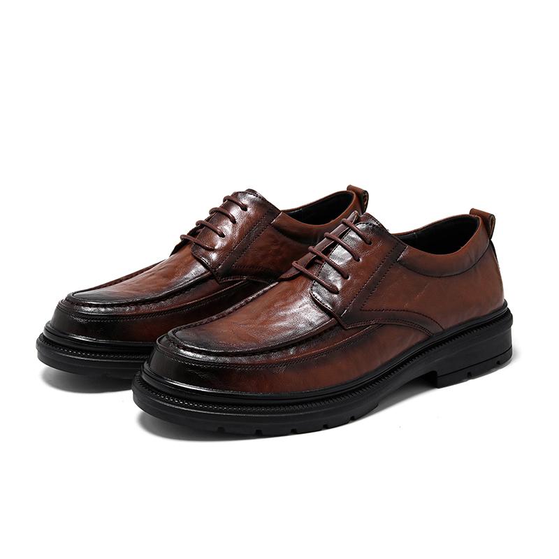 High Quality Leather Casual Shoes Men Spring Fashion Oxford Shoes Male Adult Business Dress Comfort Non-slip Formal Mens Oxford