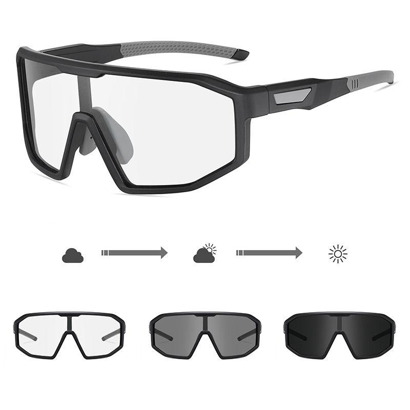 aoron Outdoor Photochromic Polarized Sunglasses Fashion Sports Driving Cycling Skiing Glasses for Men Women UV400 Anti Glare Goggles
