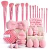 Professional Makeup Brush Set Headband Wristband Makeup Brushes Soft Makeup Tools Kit