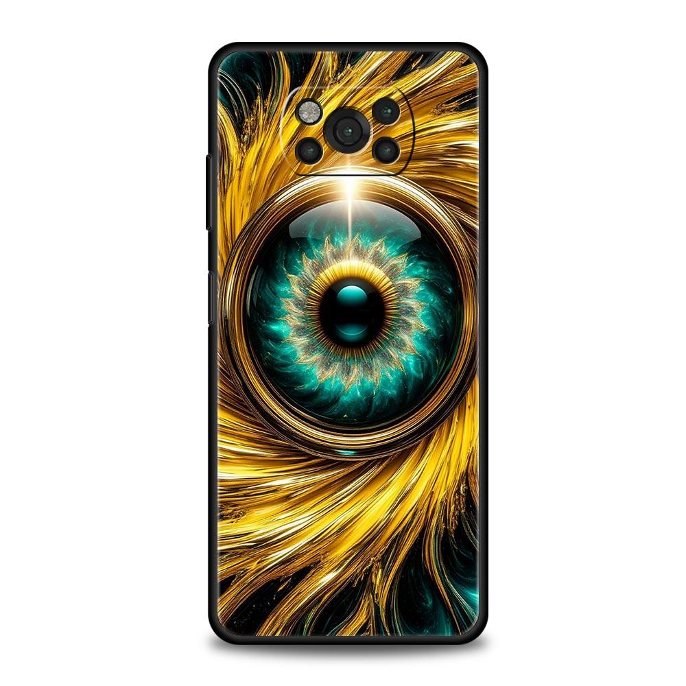 Fashion Eyelashes Eyes Phone Case Cover for Xiaomi Poco F7 Ultra F6 F5 F4 F3 X6 X5 X4 X3 NFC C51 C55 M4 GT 5G Soft TPU Shell