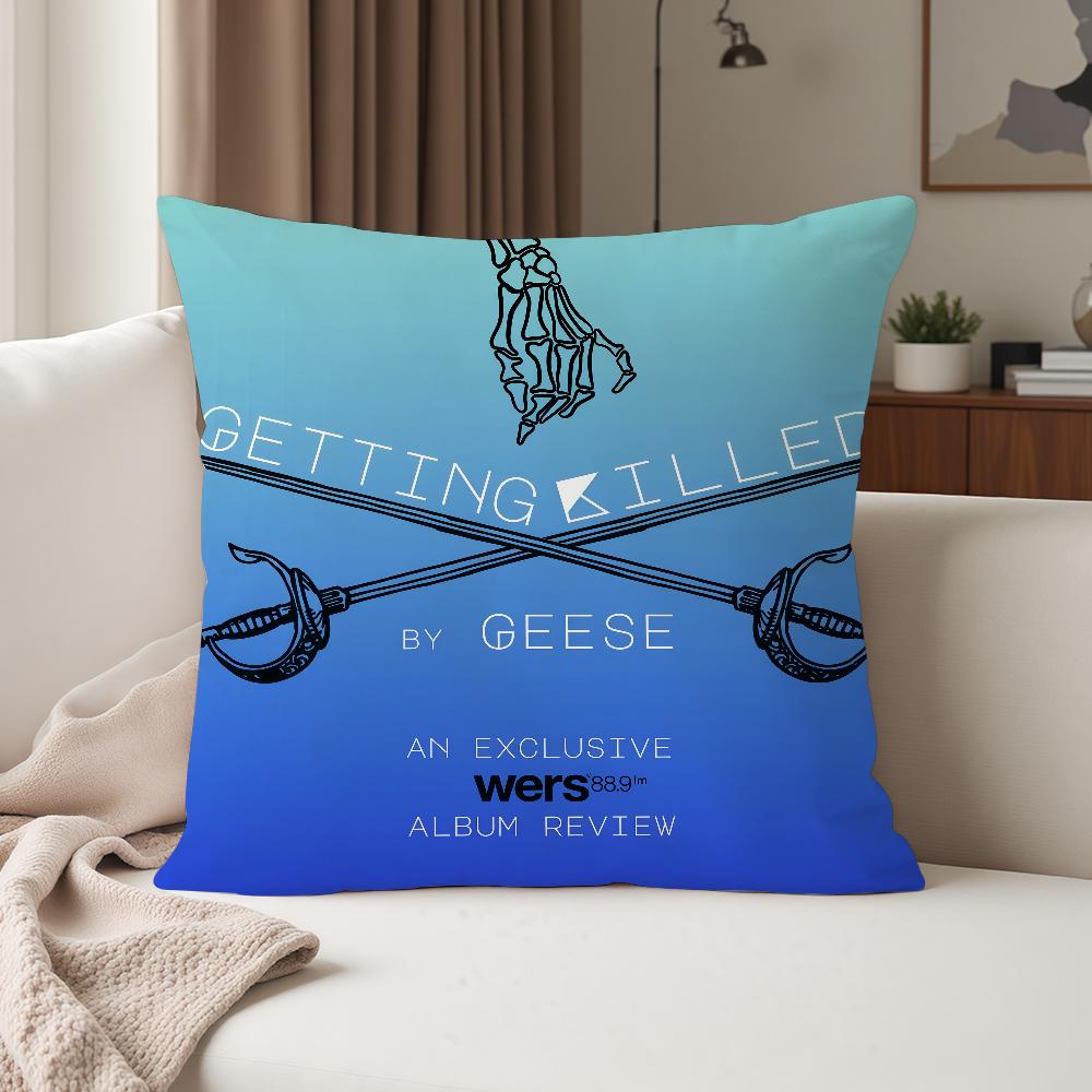 Band GGeese Getting Killed Pillow Case Suitable For Bedrooms Living Rooms Cars Home Decoration