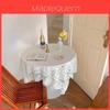 Classic Lace Oval Tablecloth For Dining Room Decor For Romantic Home Setting
