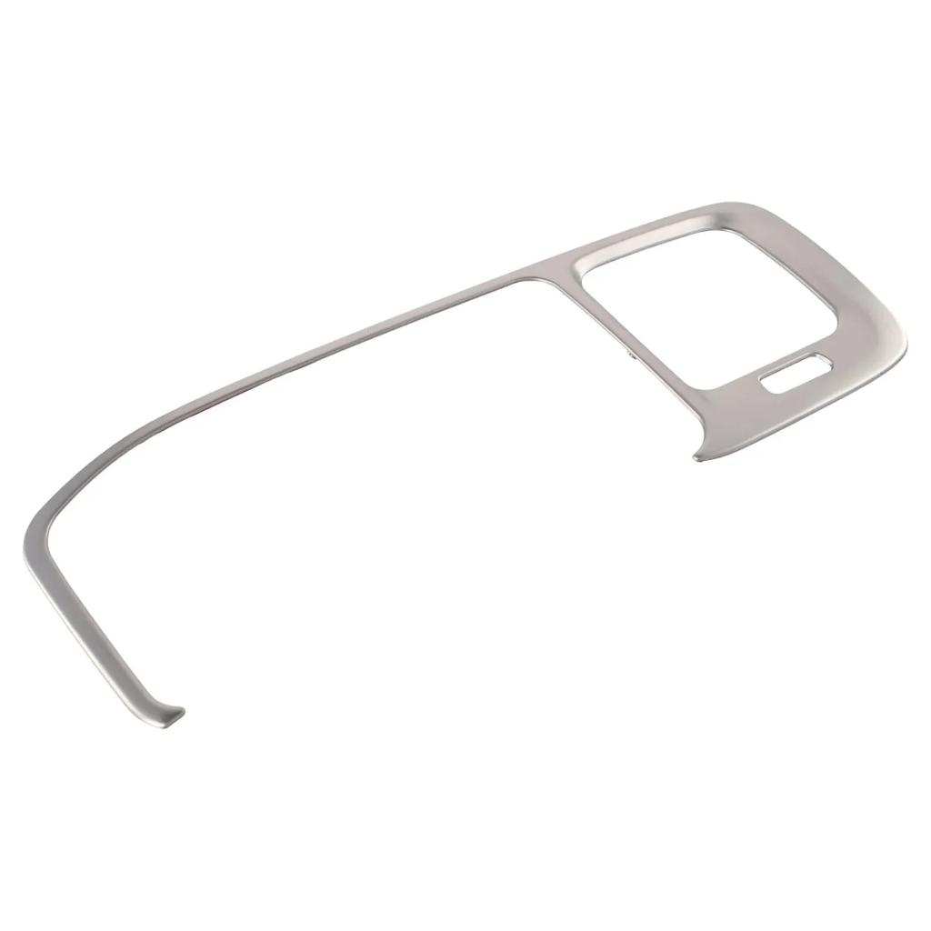 1pcs Stainless-Steel White Navigation Frame-Cover Trim Interior Decor For Volvo For S60 Replacement Installation Parts
