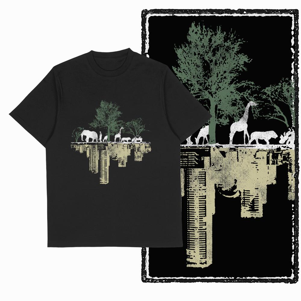 Coolmind x51-x70 100% cotton streetwear retro cool Exclusive Men T shirt Big size men tshirt o-neck vintage tee shirts tops