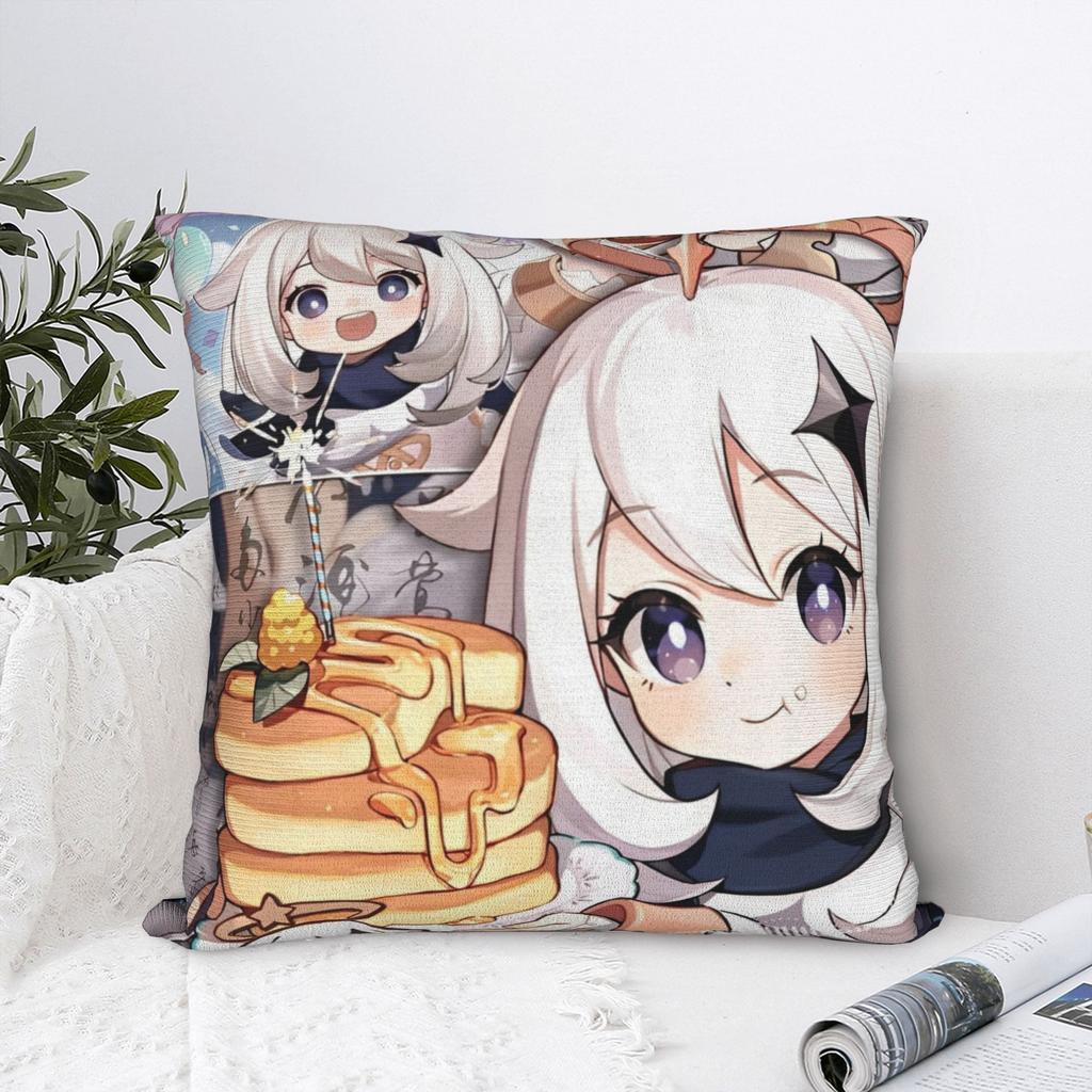Genshin Impact Game Pillow Covers Stuff Printing Cushion Cover Gift  Pillow Case Cover Sofa Multiple Sizes