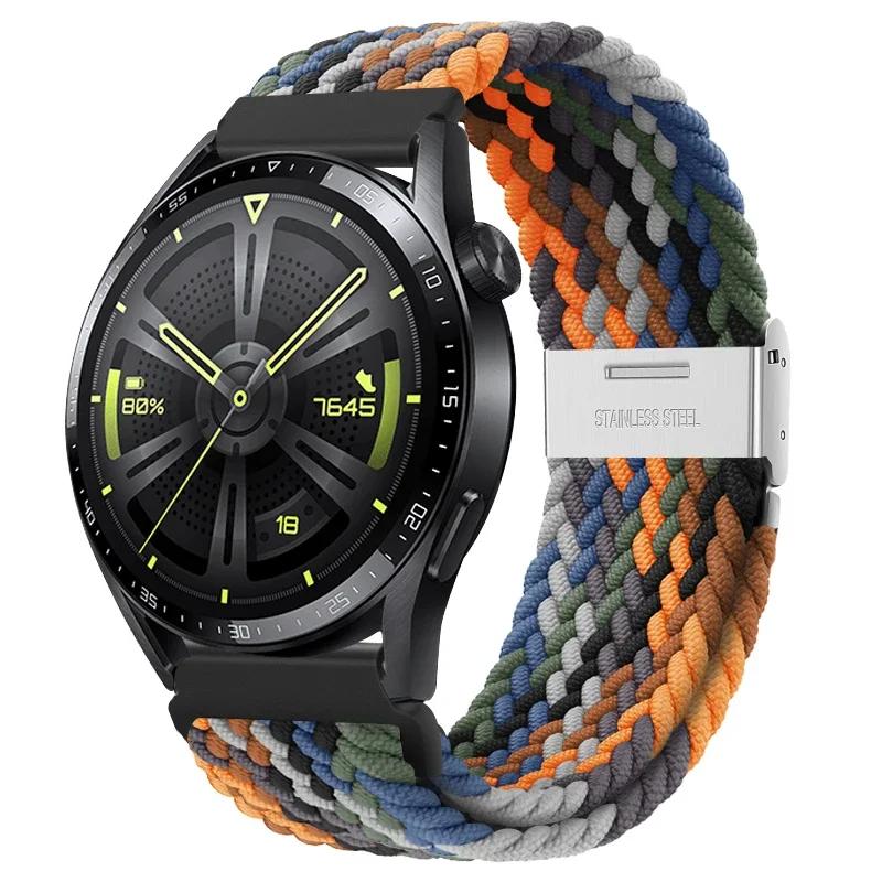 20mm Sport Nylon Strap For Samsung Galaxy Watch 5/6/pro/4/4 Classic/3 46mm/42mm/40mm/44mm Bracelet Active2 Gear S3  22mm Strap