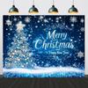 1Pcs Festive Polyester Christmas Decoration Background Winter Backdrop Decorations For Photo Studio Photo Booth Christams Party