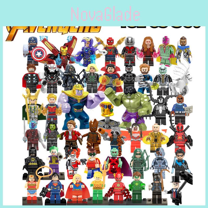 High-quality Abs Plastic Superhero Moc Building Blocks Toy Set Diy For Kids