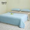 CHANSI Cool-Touch Color-Blocked Breathable Soy Fiber Summer Quilt