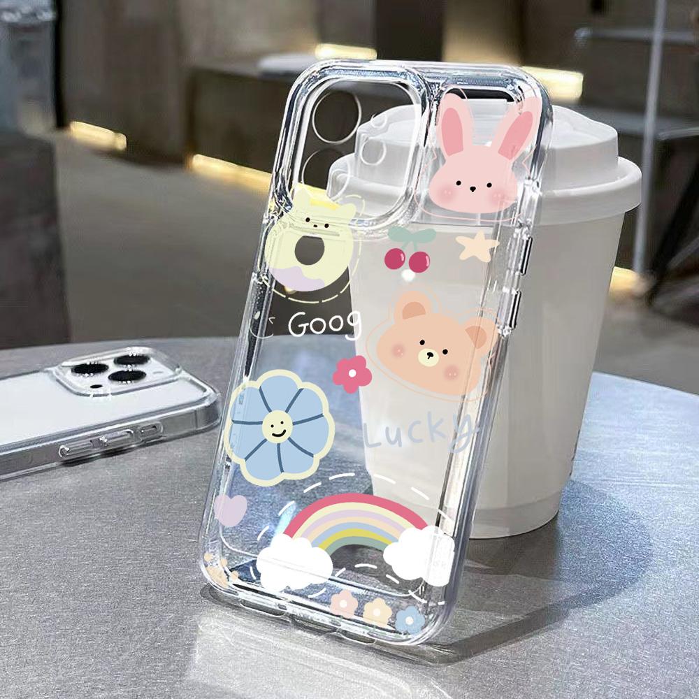 Drop-Proof Phone Case for iPhone 11 12 13 14 15 16 iPhone 14 15 16 Pro Max Samsung A16 A35 A36 A54 A55 S25 Xiaomi 11T