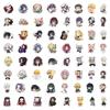 60PCS Q Version Demon Slayer Kimetsu No Yaiba Stickers For Luggage Phone Case Laptop Notebook Decals Kids Gift