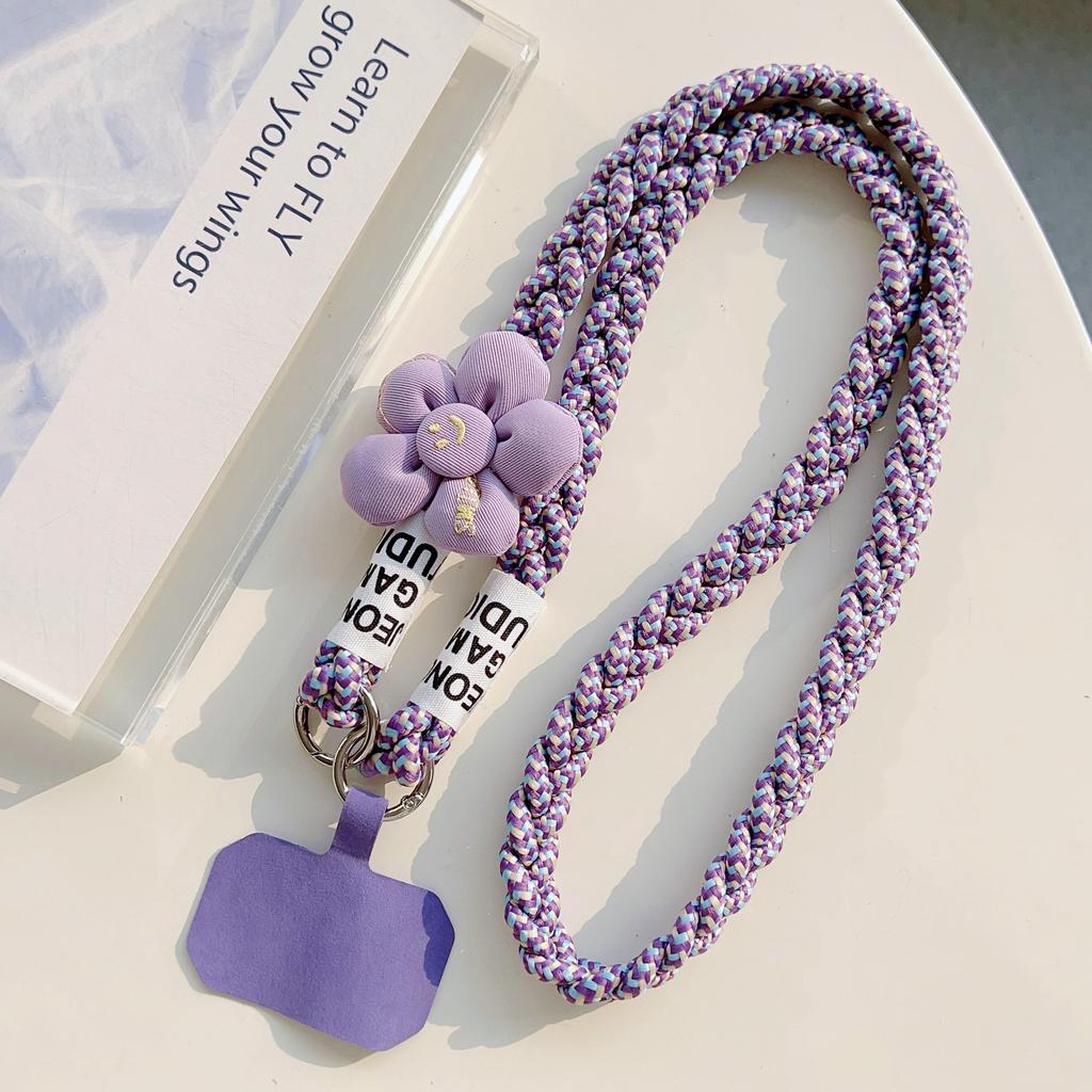 Can Be Carried Outdoor Mountaineering Mobile Phone Lanyard Women's Belts Woven Hanging Ornaments Anti Loss Lanyards Neck Strap