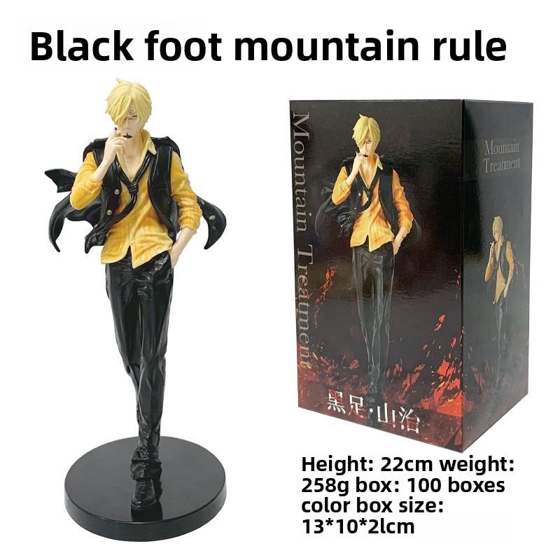 

One Piece Black Foot Sanji Pvc Figure Collectible Model For Desk Display Gift